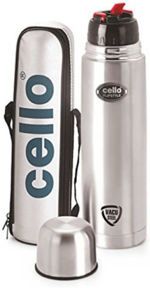 Cello Pro Stainless Steel Water Bottle 1000 ml Set of 1 Silver