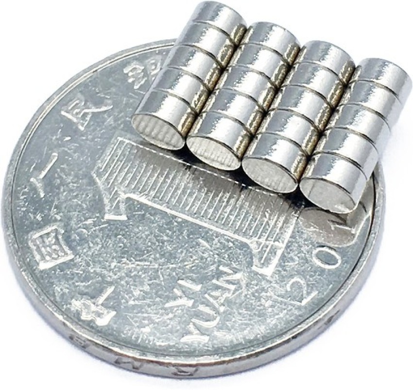 Disc Neodymium Magnets N35 6mm dia x 2mm 20pcs/pack