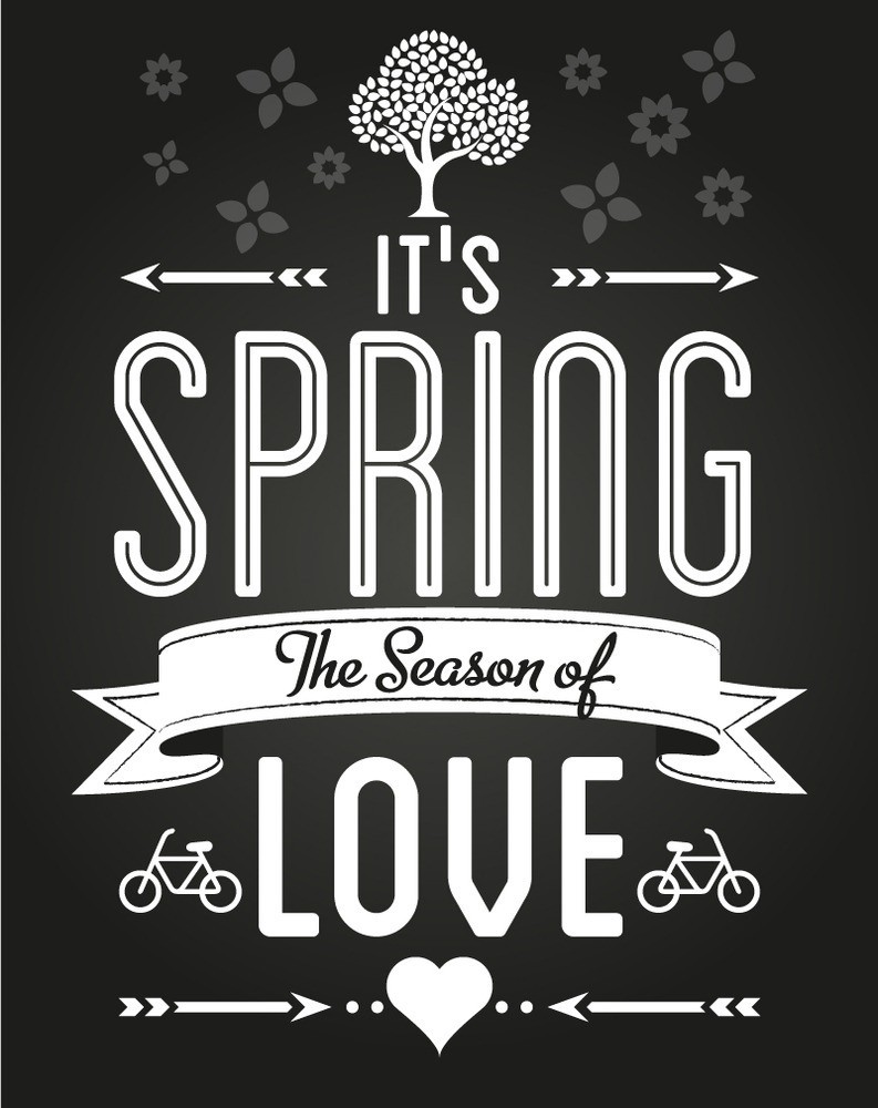 Its spring season of love Motivational Poster|Inspirational Poster ...