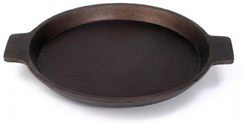  Rock Tawa Dosa Tawa 14 Inch Pre-Seasoned Cast Iron