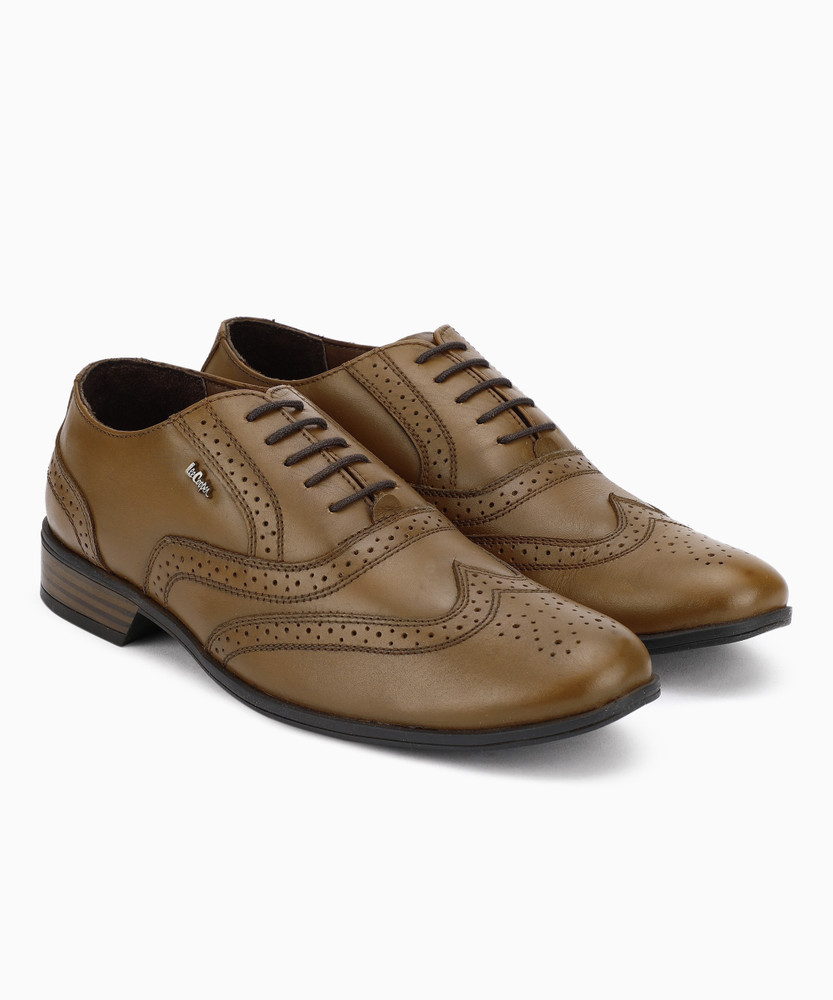 LEE COOPER LC2033-TAN Brogues For Men 