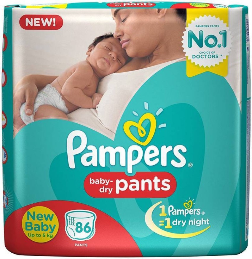 Dawadose  Pampers Baby Dry Pants New Baby 86s