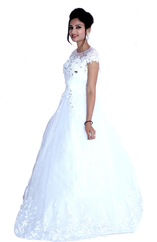 Zalima FlaredAline Gown Price in India  Buy Zalima FlaredAline Gown  online at Flipkartcom