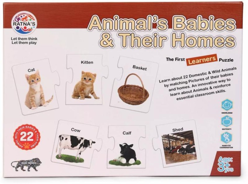 Ratnas ANIMAL'S BABIES AND THEIR HOMES - ANIMAL'S BABIES AND THEIR HOMES .  shop for Ratnas products in India. 