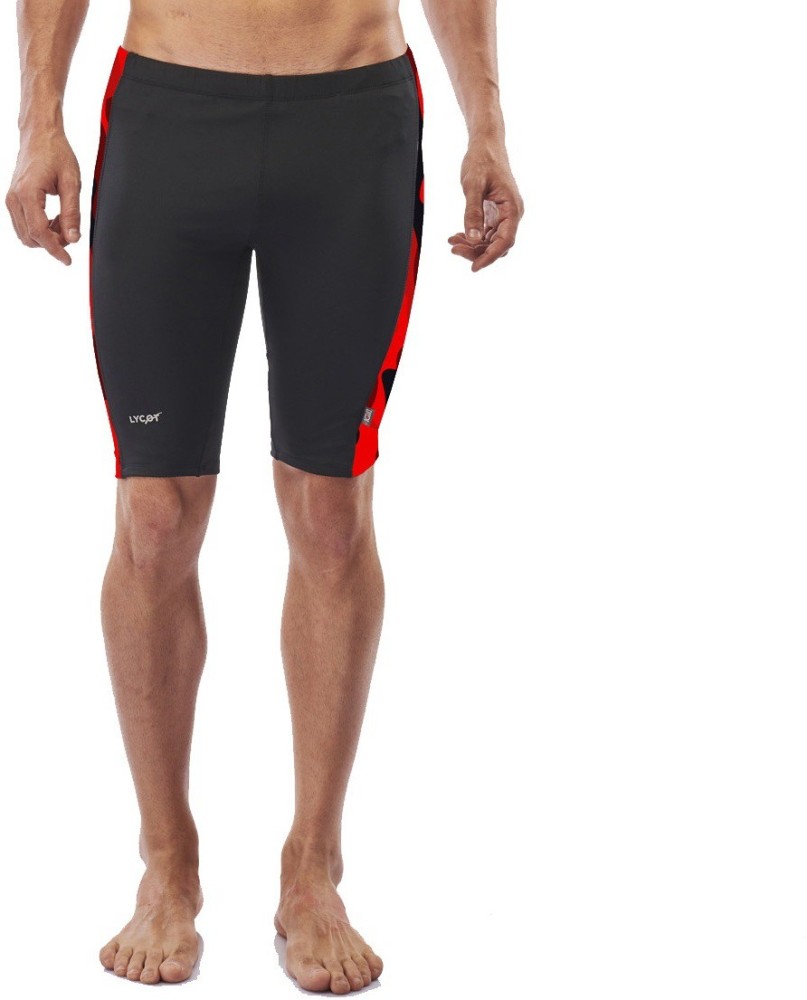 Lycot Printed Men Red Cycling Shorts