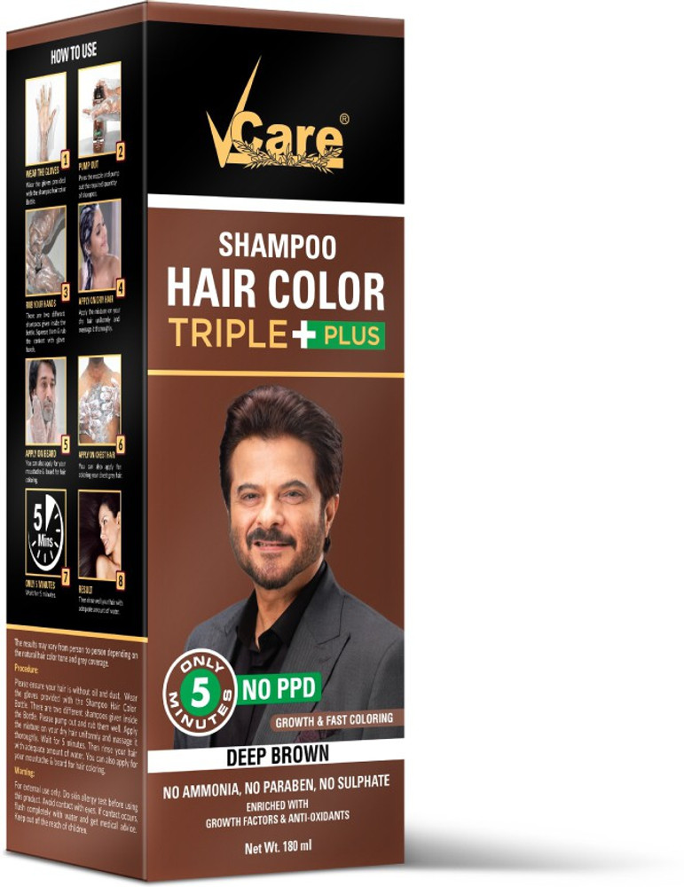 VCARE SHAMPOO HAIR COLOR 15ml