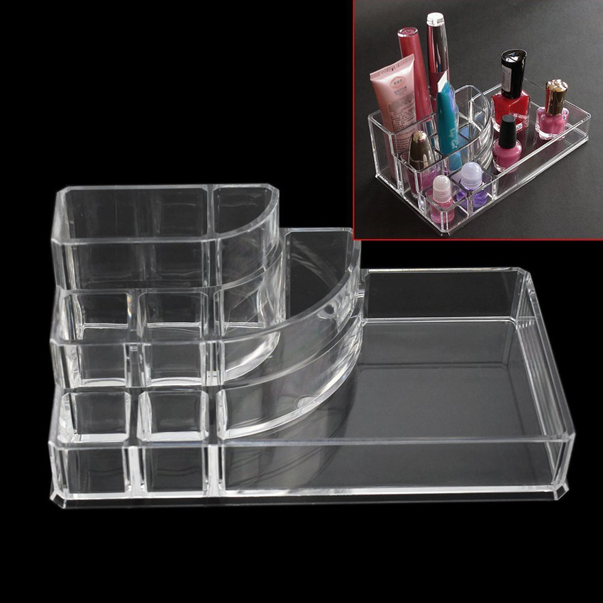 Clear Acrylic Plastic Makeup Case Beauty Organizer | Saubhaya Makeup