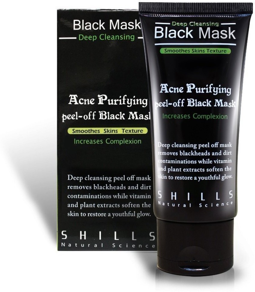 Shills off Mask Shills Charcoal Acne Purifying Mask Blackhead Remover - Price in India, Buy Shills Peel off Mask Shills Charcoal Acne Black Mask Blackhead Remover Online In India,
