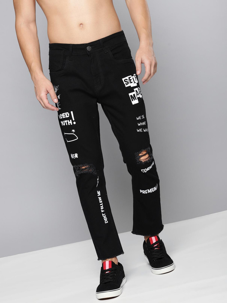 Buy Kook N Keech Skinny Men Black Jeans 