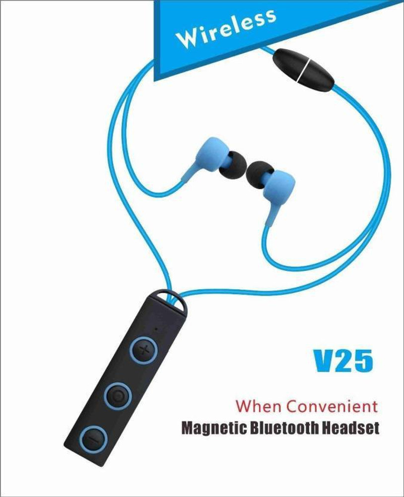 blue seed V25 Wireless Headphone Blue 