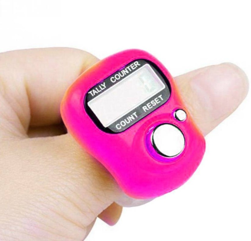 5 Number Clicker Tasbeeh Tasbih Mini Finger Ring Digital Hand Tally Counter