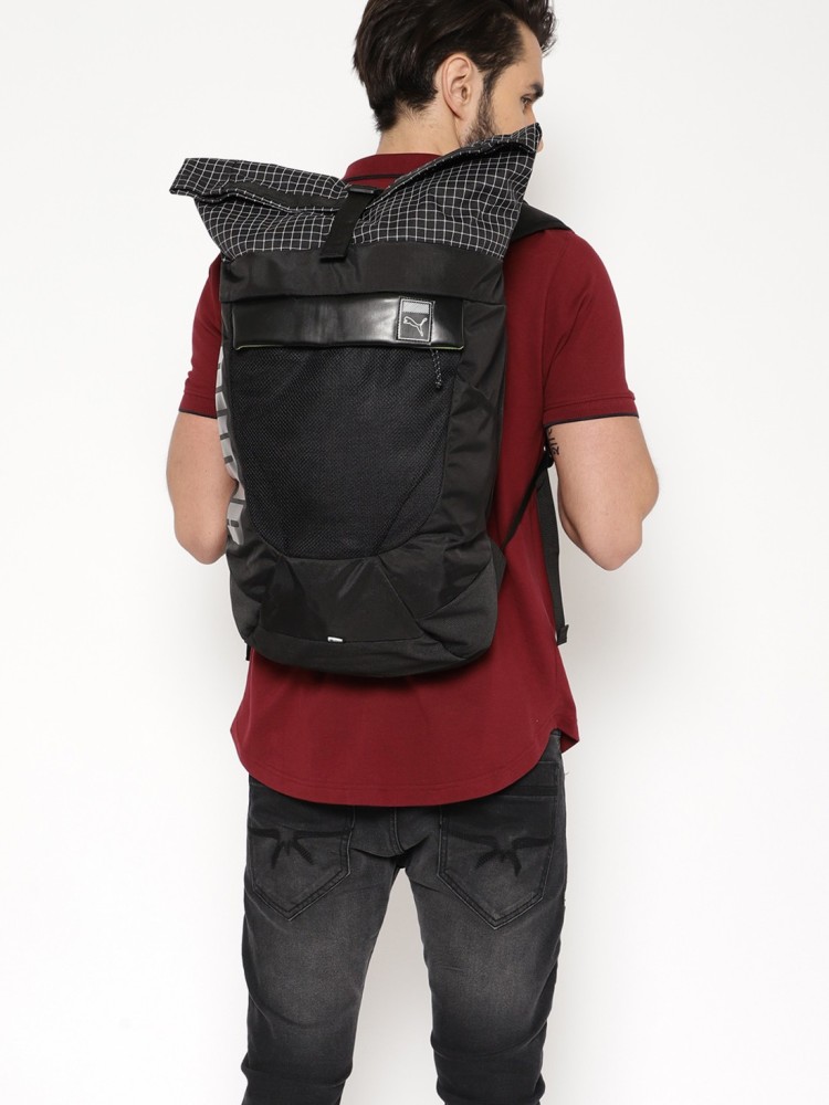 defect geboren wrijving PUMA Urban Training Rolltop Bag 30 L Backpack Black - Price in India |  Flipkart.com