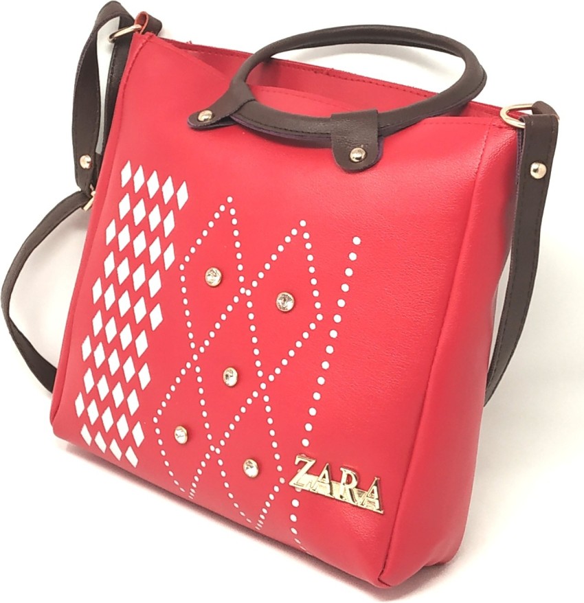 Maroon Mini Woman Fashion sling bag cute bag ZARA STOR for girl