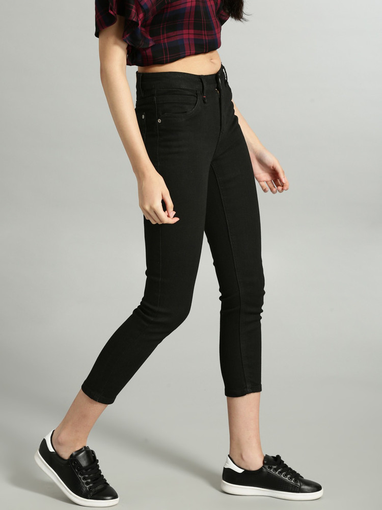 Roadster Regular Women Black Jeans 