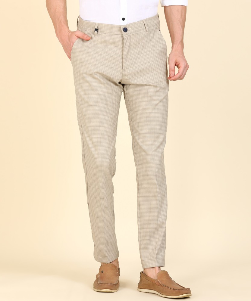 LP Trousers  Chinos Louis Philippe Beige Ath Work Trousers for Men at  Louisphilippecom