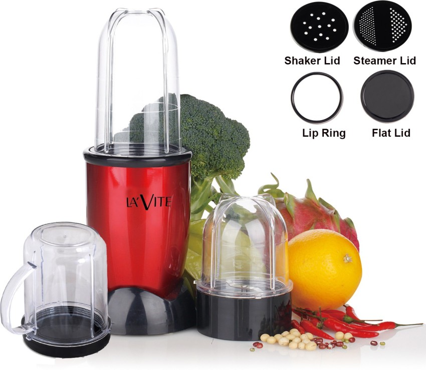 LA' VITE Cherie Mixer Grinder Blender 400 W with 3 Jars and Detachable  Blades