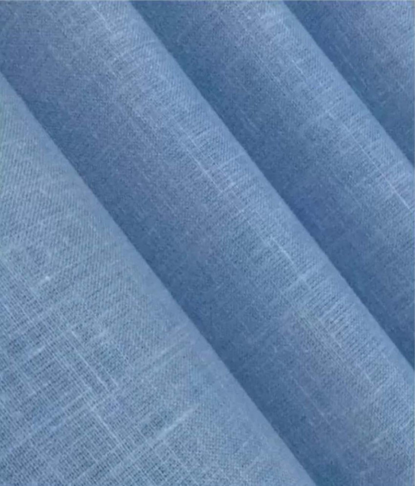 Siyaram's Cotton Linen Blend Self 