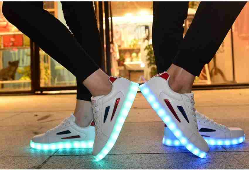 Led light shoes store flipkart