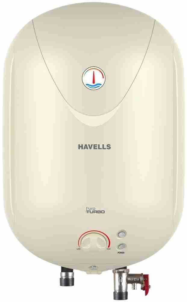 HAVELLS 10 L Storage Water Geyser (Puro Turbo 10-Litre Storage Heater,  White) Price in India - Buy HAVELLS 10 L Storage Water Geyser (Puro Turbo 10 -Litre Storage Heater, White) online at Flipkart.com