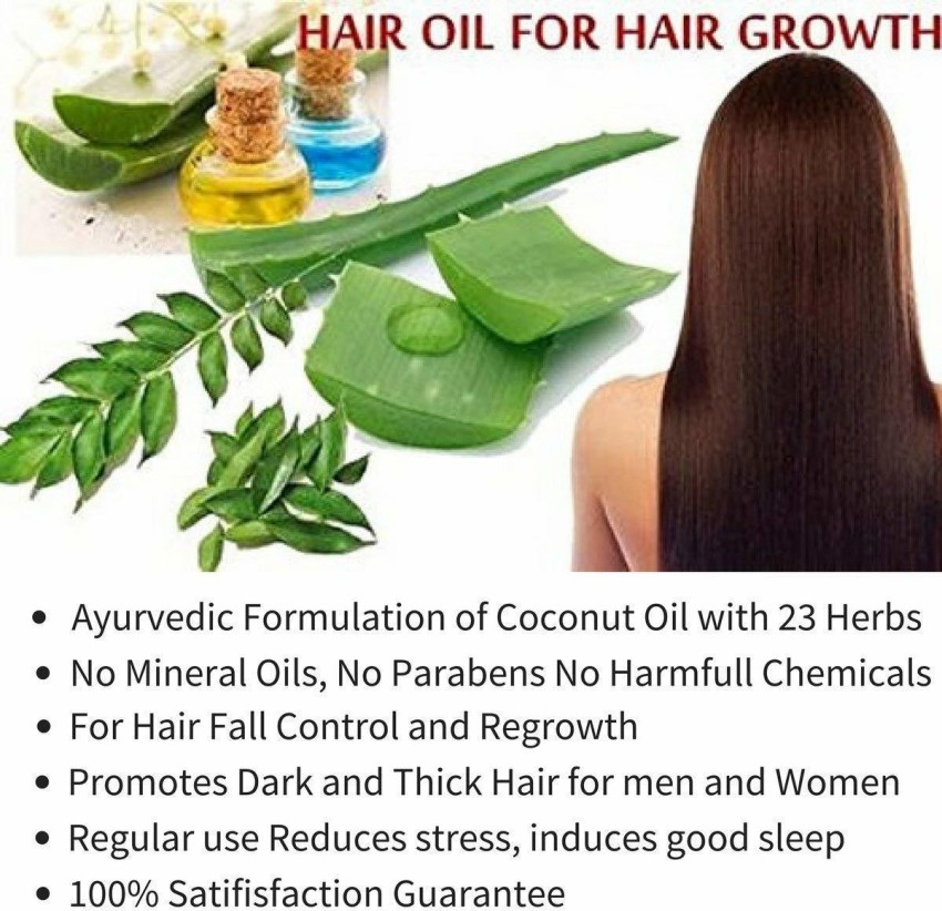 Ayurvedic Herbal Hair Oil 100 ml for Women and Men for Shiny Hair Long   Dandruff Control 