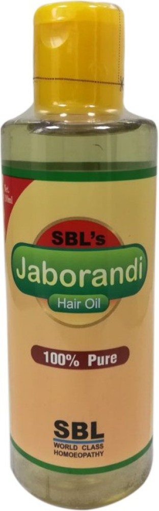 Homeonherbs  SBL Jaborandi Hair Oil is formulated with well balanced  herbal extracts It Improves hair health  combats dandruff Nourishes  hair cells  improves hair growth Prevents the formation of Split