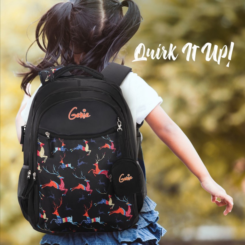 Buy online Black Polyester Backpack from bags for Women by Genie for 979  at 17 off  2023 Limeroadcom