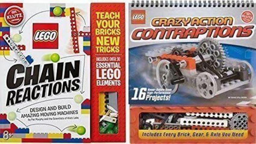 LEGO Chain Reactions Crazy Contraptions, Both Klutz Books And Pieces - Chain Reactions + Crazy Contraptions, Both Klutz Books And Pieces . shop for LEGO products in India. | Flipkart.com