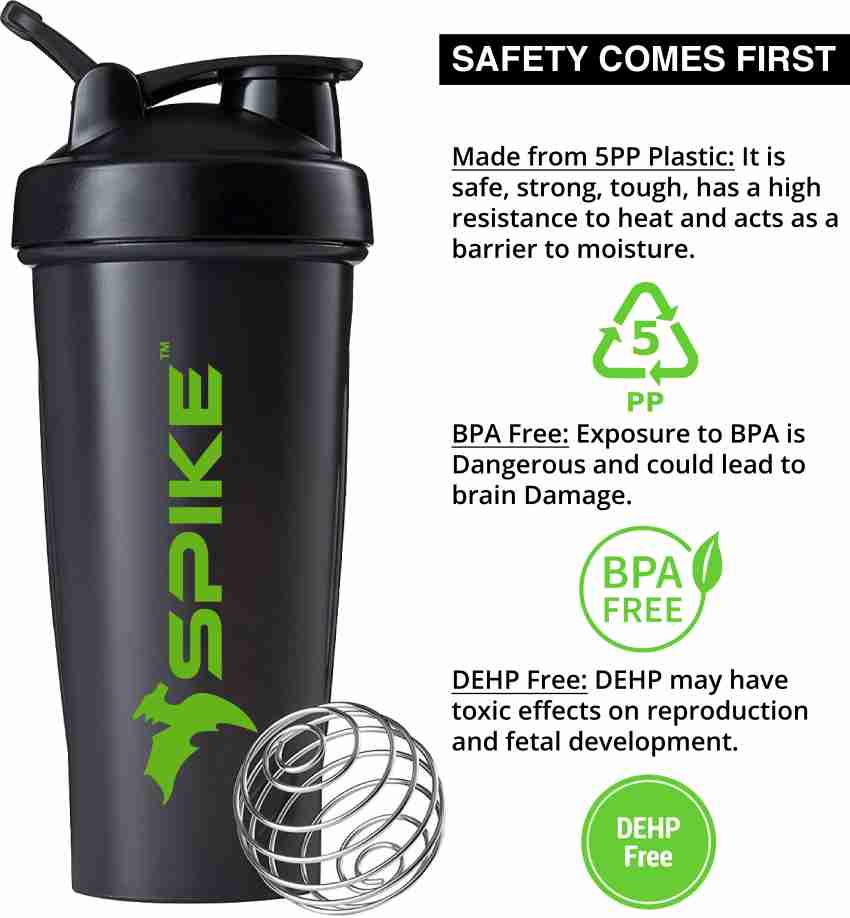 Spike Protein Shaker Bottle 700ml (Clear) - Spikefitness