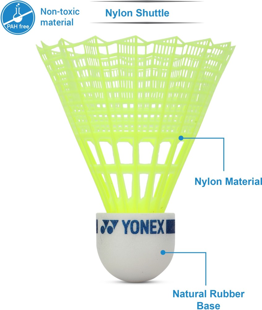 YONEX Mavis 10 Nylon Shuttle - Yellow - Buy YONEX Mavis 10 Nylon Shuttle - Yellow Online at Best Prices in India