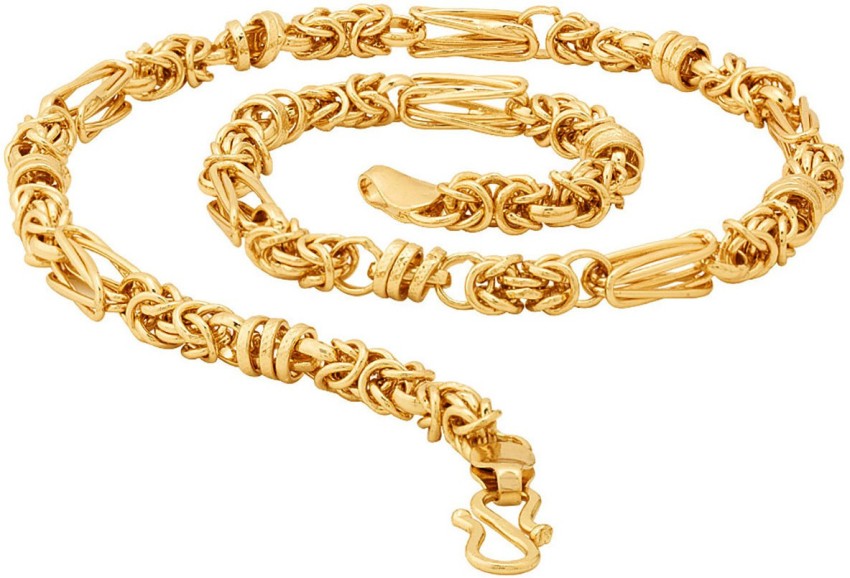 Buccellati Monster Round Gold Chain For Men 21 Inch Gold-plated Plated  Brass Chain