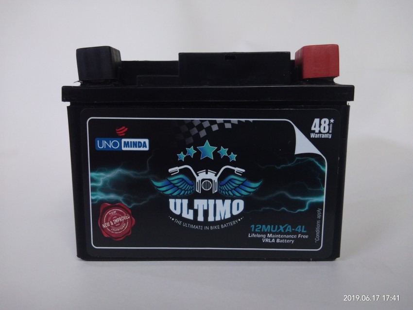 minda bike battery price list