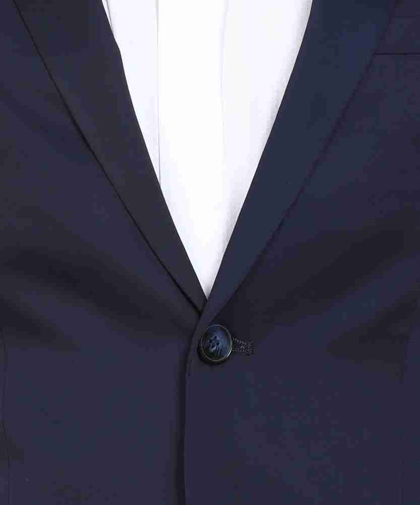 Peter England Navy Blue Tie and Pocket Square: Buy Peter England Navy Blue  Tie and Pocket Square Online at Best Price in India