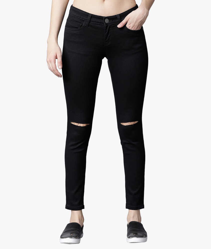Tokyo Talkies Skinny Women Black Jeans 