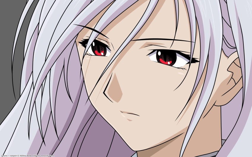 White hair anime girl vampire mature cheeky sm  starryai