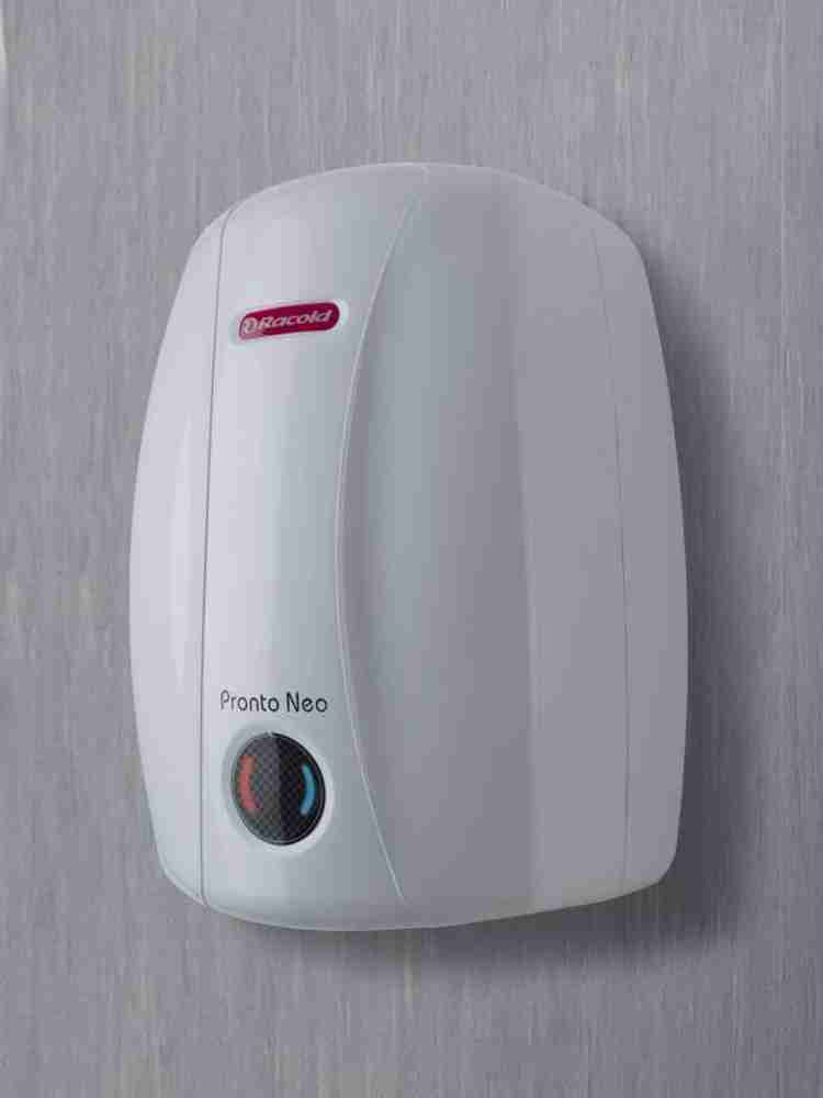 Racold 3 L Instant Water Geyser (Pronto Neo 3 Litres Instant Water Heater,  White) Price in India - Buy Racold 3 L Instant Water Geyser (Pronto Neo 3  Litres Instant Water Heater, White) online at Flipkart.com