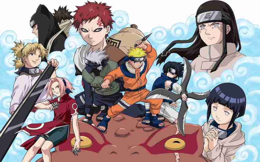 Naruto Shippuden Anime Hinata Team Poster