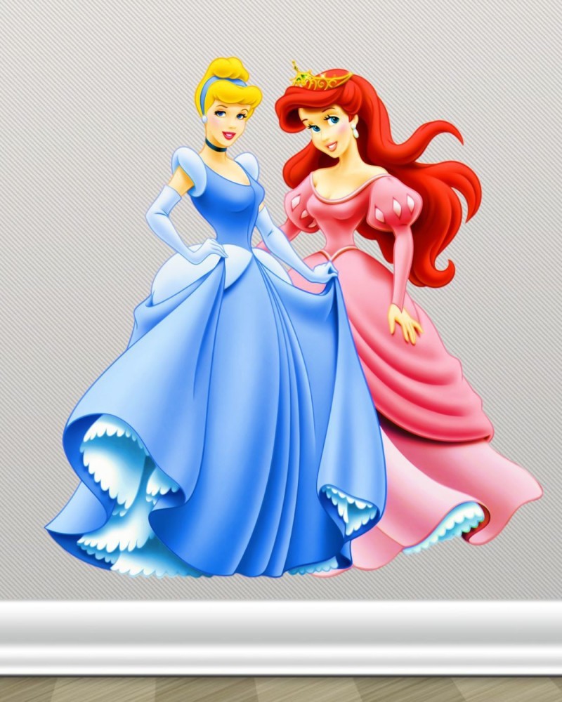 Radheykrishnadecor 60 cm Princess Ariel and Cinderella angel ...