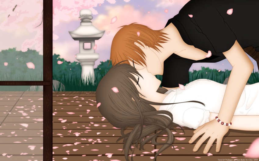 fruits basket kyo and tohru kiss