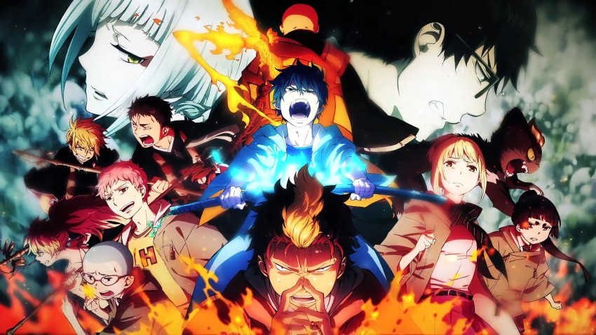 Blue exorcist anime blue HD phone wallpaper  Peakpx