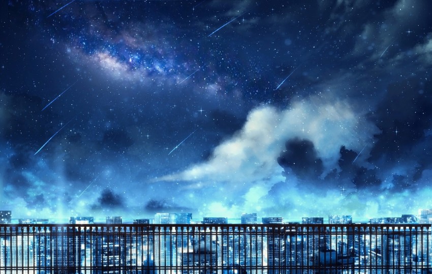 4529731 sky city night anime Japan road  Rare Gallery HD Wallpapers