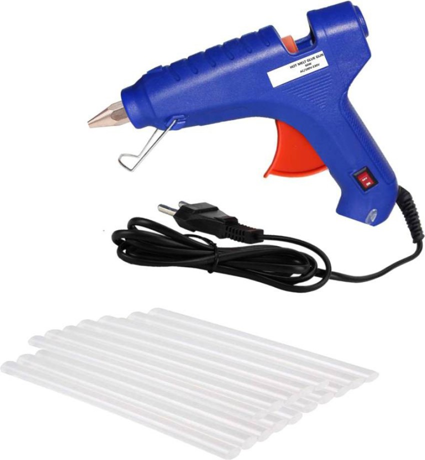 Hot glue guns with 40pcs Glue Sticks, Mini Hot Melt glue gun Kit for  Crafts, for School DIY Arts, Sealing, Home Repairs, Blue