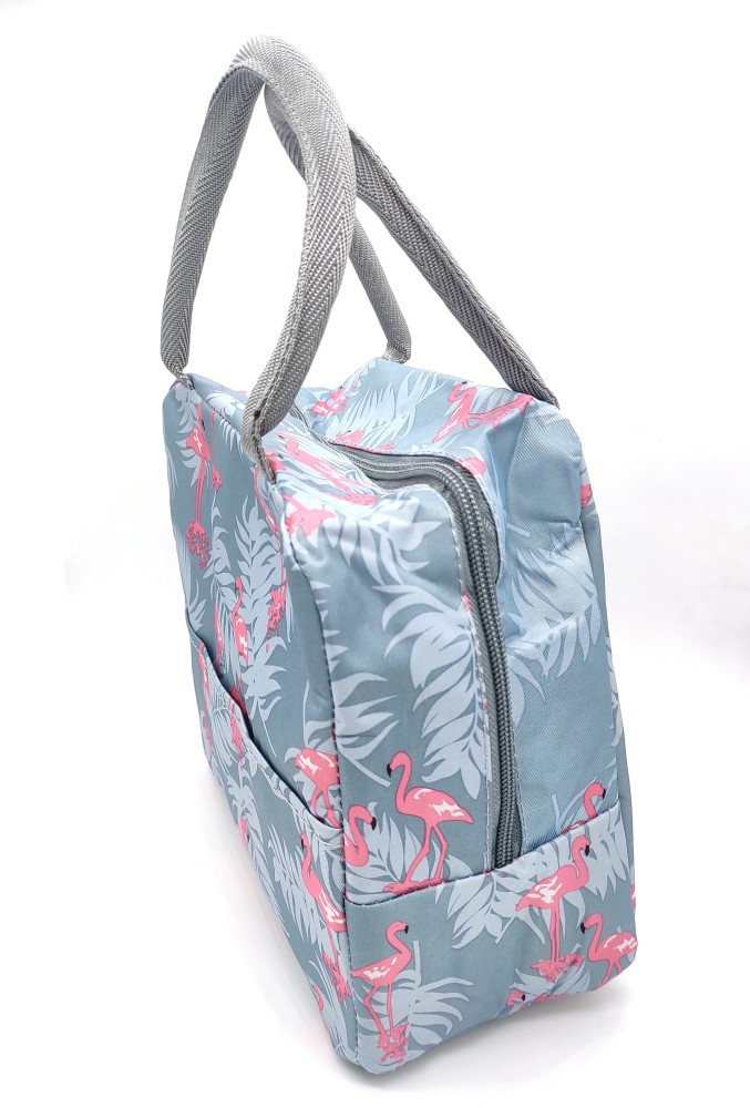 Functional Pattern Cooler Lunch Box Portable Insulated Canvas