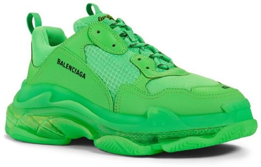 Nemlig sennep mærke BALENCIAGA Balenciaga Triple S Neon Green Clear Sole Sneakers For Men - Buy BALENCIAGA  Balenciaga Triple S Neon Green Clear Sole Sneakers For Men Online at Best  Price - Shop Online for