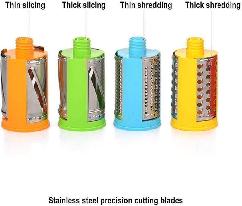 G.CHEN Manual Rotary Cheese Grater Shredder and Slicer for Cheese