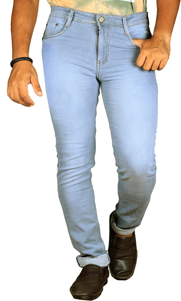 Lzard Slim Men Blue Jeans - Buy Lzard 