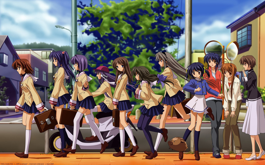 Athah Anime Clannad Tomoyo Sakagami Kyou Fujibayashi Ryou Fujibayashi  Nagisa Furukawa Kotomi Ichinose 13*19 inches Wall Poster Matte Finish Paper  Print - Animation & Cartoons posters in India - Buy art, film