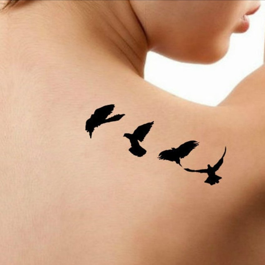 Details more than 66 flying birds tattoo on neck best  thtantai2