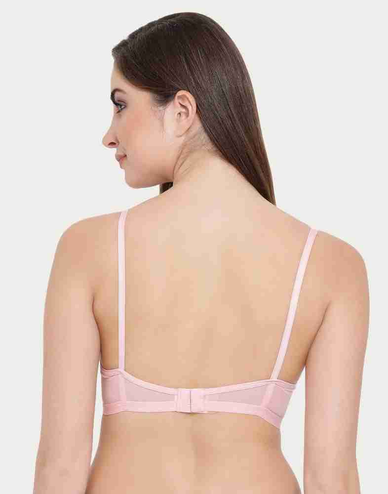 Buy Non-Padded Non-Wired Full Figure Multiway Bra in Pink - Cotton Rich  Online India, Best Prices, COD - Clovia - BR4003P22