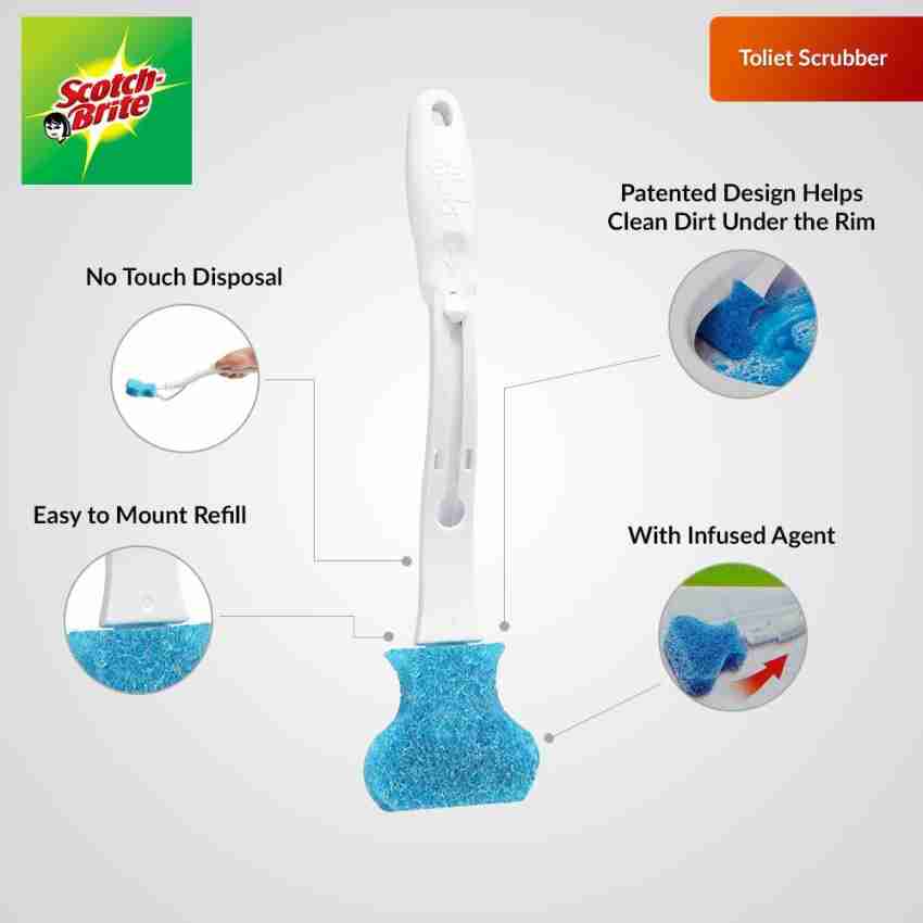 Scotch-Brite Disposable Toilet Bowl Scrubber Cleaning System