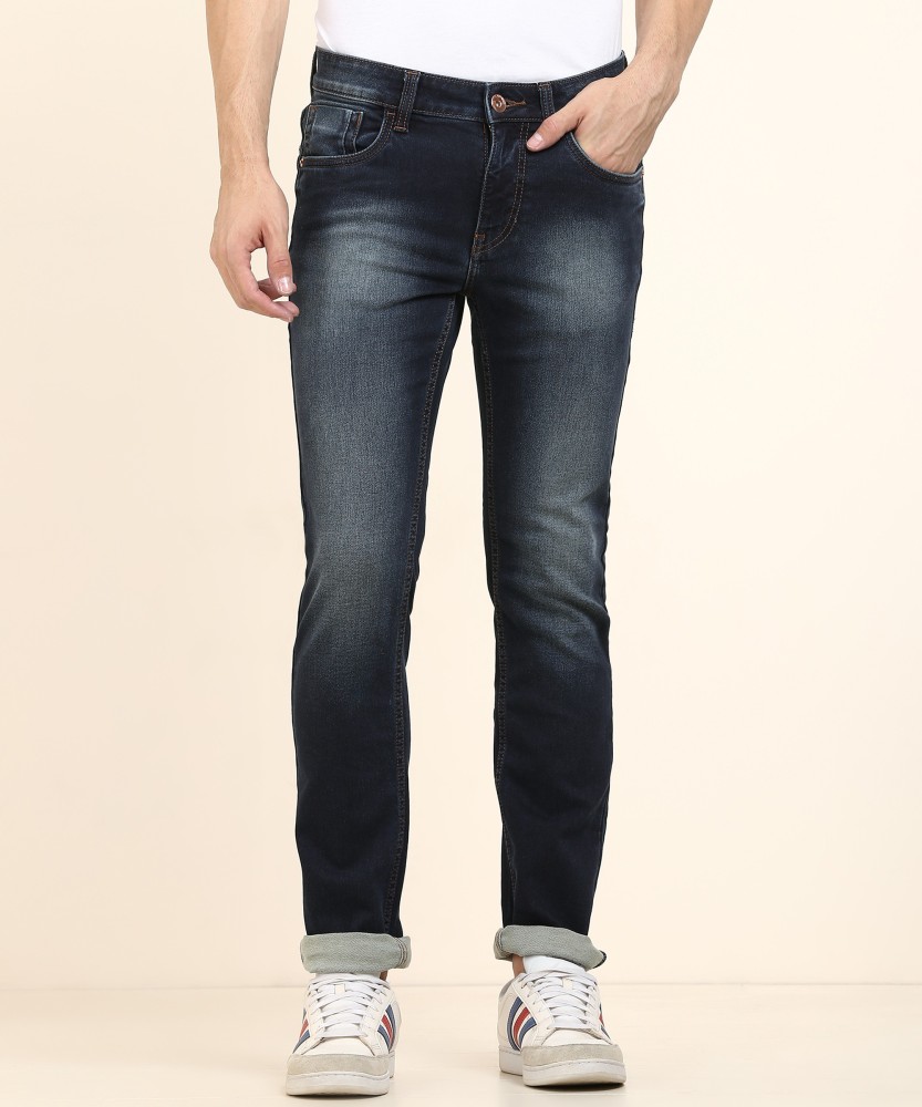 flying machine tapered fit men blue jeans